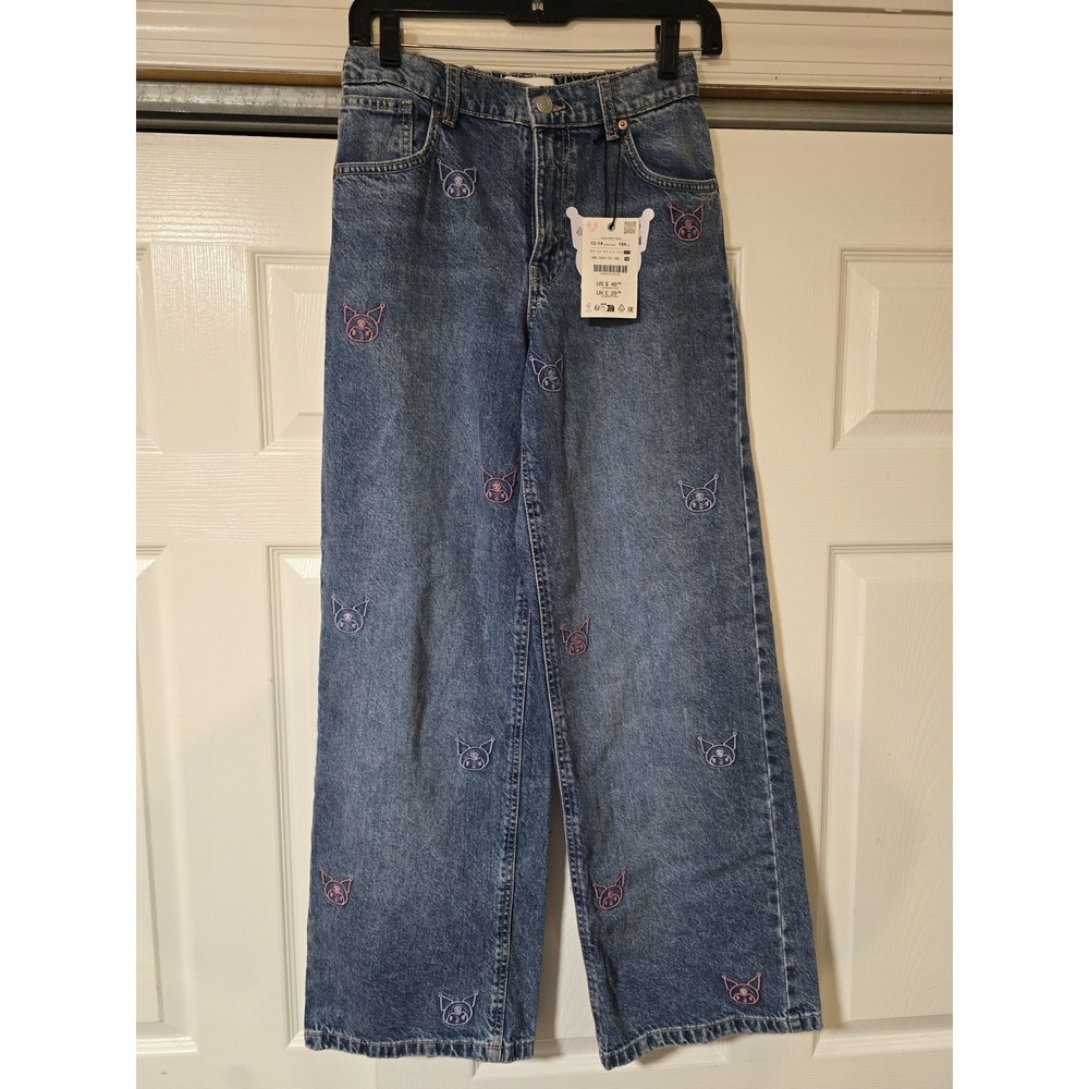 Hello Kitty & Sanrio Girls Wid3 Leg Jeans from Zara 13 to 14‎ Years